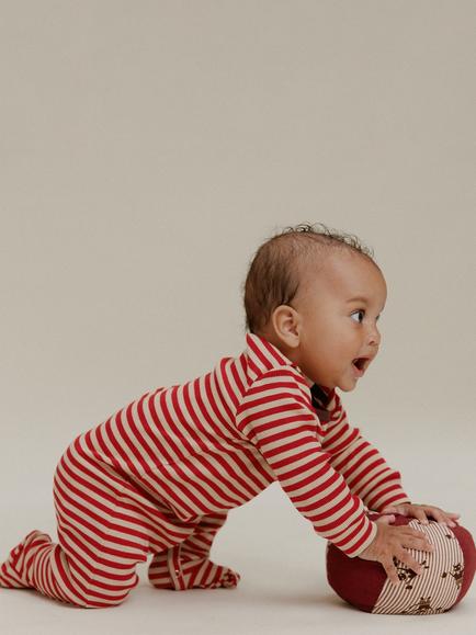 Claude & Co Baby Milking It Onesie, Crimson - view 2, Crimson