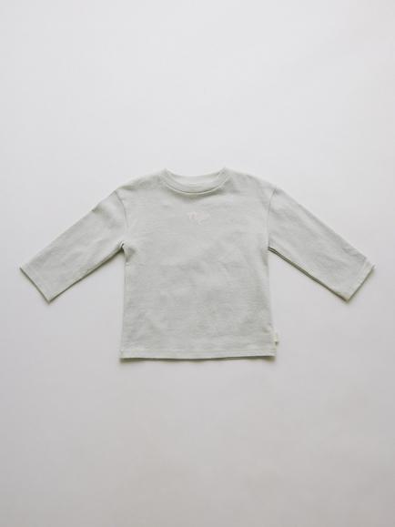 Claude & Co Kids' Loyle Long Sleeve T-Shirt, Sea Green, Sea Green