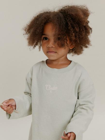 Claude & Co Kids' Loyle Long Sleeve T-Shirt, Sea Green - view 2, Sea Green