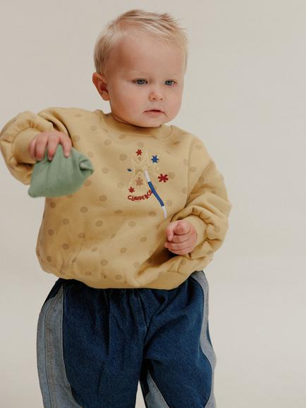 Claude & Co Kids' Carner Magic Jumper, Honey - view 2, Honey