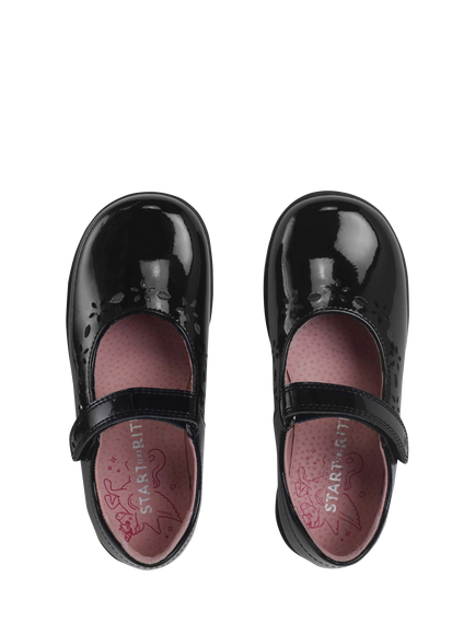 Start-Rite Kids' Emily Patent Shoes, Black - view 2, Black