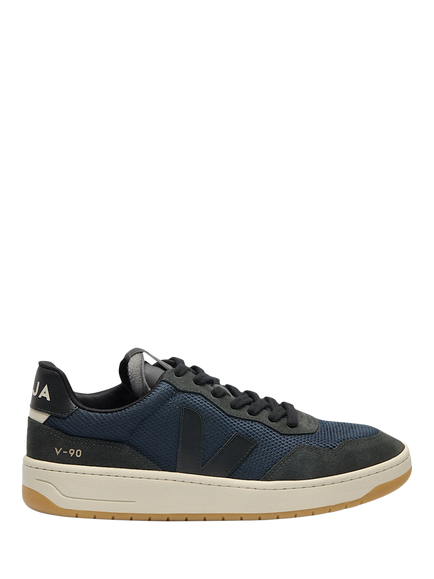 VEJA V-10 Nautico Mesh Trainers, Navy, Navy