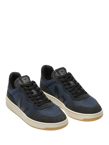 VEJA V-10 Nautico Mesh Trainers, Navy - view 2, Navy