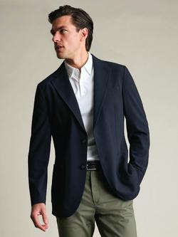Charles Tyrwhitt Stretch Seersucker Blazer, Navy, Navy