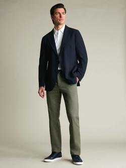 Charles Tyrwhitt Stretch Seersucker Blazer, Navy - view 2, Navy