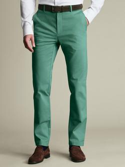 Charles Tyrwhitt Slim Fit Ultimate Non-Iron Chinos, Green