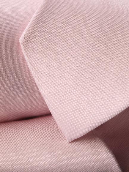 Charles Tyrwhitt Linen Silk Blend Tie, Light Pink - view 2, Light Pink