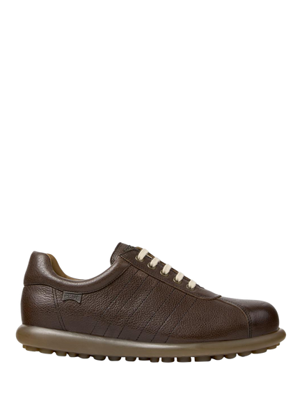 Camper Pelotas Ariel Leather Trainers, Brown, Brown