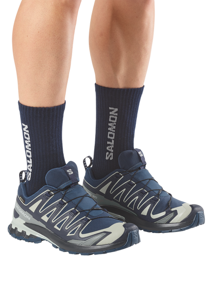 Salomon XA PRO 3D V9 GORE TEX Trail Running Shoes, Blue/ Iron - view 2, Blue/ Iron