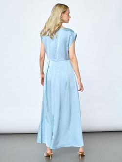 Sisters Point Gelina Cap Sleeve Maxi Dress, Ice Blue - view 2, Ice Blue