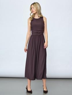 Sisters Point Ginea Sleeveless Fluid Dress, Chocolate, Chocolate