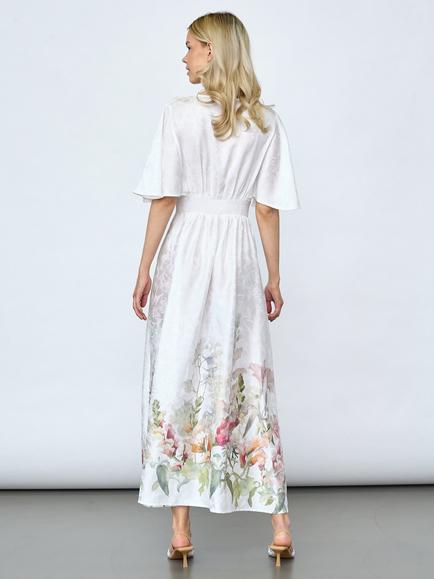 Sisters Point Gisela Floral Maxi Dress, White - view 2, White