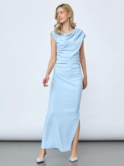 Sisters Point Nasa Draped Sleeveless Maxi Dress, Skyway, Skyway