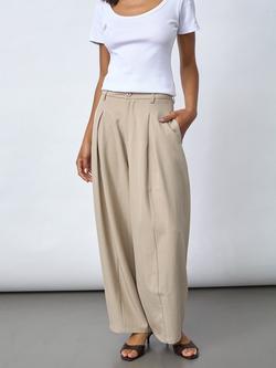 Sisters Point Gaki Wide Leg Trousers, Sand, Sand