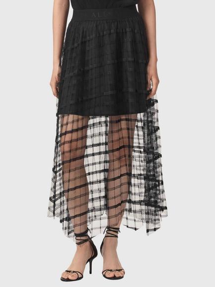 AllSaints Celia Maxi Skirt, Black, Black