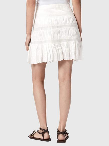 AllSaints Masie Mini Skirt, White - view 2, White