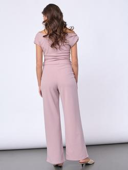 Sisters Point Nasa Wide Leg Jumpsuit, Mauve - view 2, Mauve