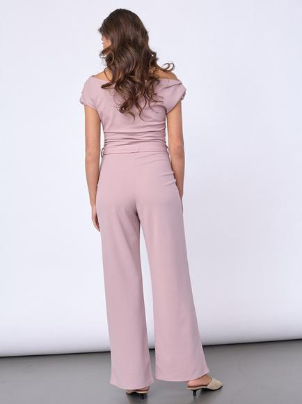 Sisters Point Nasa Wide Leg Jumpsuit, Mauve - view 2, Mauve
