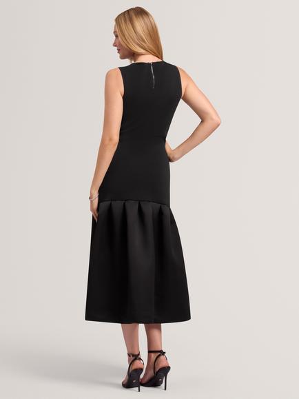Ted Baker Lylora Sleeveless Midi Dress, Black - view 2, Black
