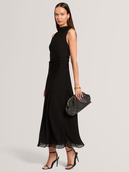 Ted Baker Ahndrea Sleeveless Midi Dress, Black, Black