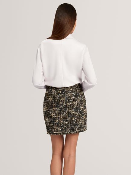 Ted Baker Lazzy Satin Shirt, White - view 2, White