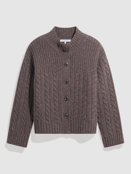 Gerard Darel Rafa Merino Wool Jumper, Brown, Brown