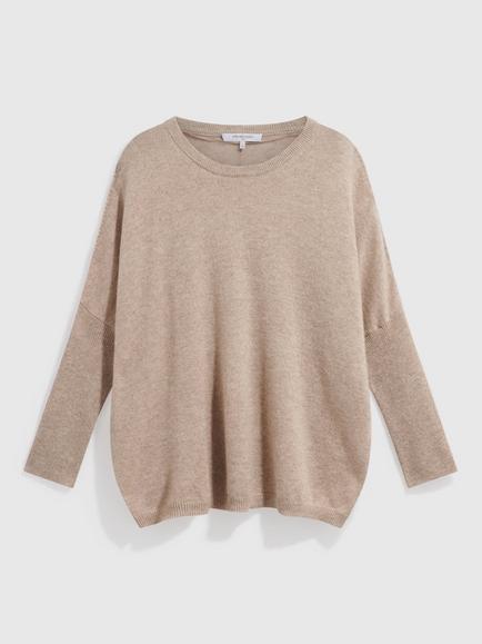 Gerard Darel Reta Pure Cashmere Jumper, Beige, Beige