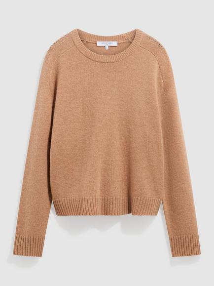 Gerard Darel Rica Pure Cashmere Jumper, Camel, Camel