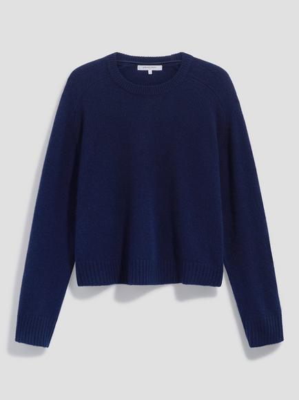 Gerard Darel Rica Cashmere Jumper, Navy - view 2, Navy