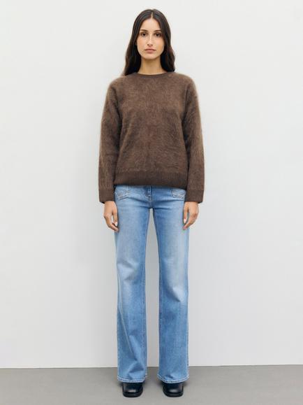 Gerard Darel Rida Pure Cashmere Jumper - view 2, Brown