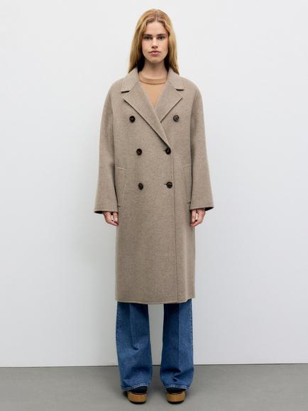 Gerard Darel Aela Regular Fit Overcoat, Camel - view 2, Camel