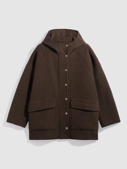 Gerard Darel Alsa Wool Duffle Coat, Brown, Brown