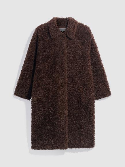 Gerard Darel Asta Teddy Coat, Brown, Brown