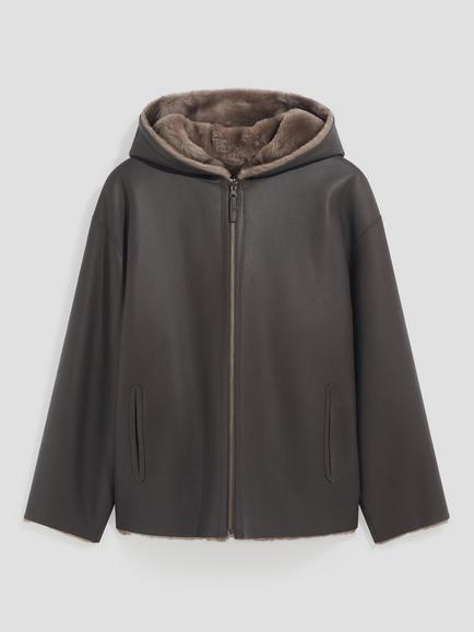 Gerard Darel Fani Leather Jacket, Cinnamon, Cinnamon