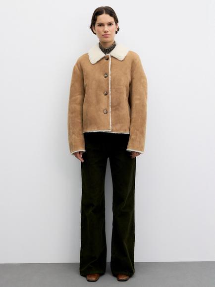 Gerard Darel Farra Reversible Jacket, Camel - view 2, Camel