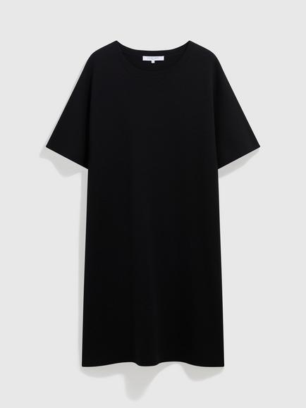 Gerard Darel Clo T-Shirt Knee Length Dress, Black - view 2, Black