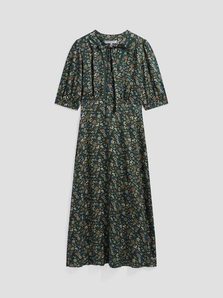 Gerard Darel Colet Floral Dress, Dark Green, Dark Green