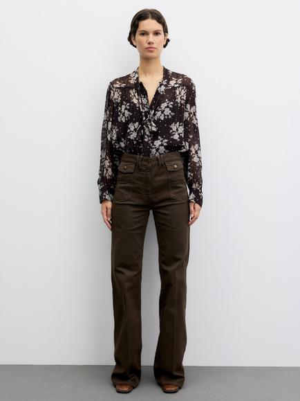 Gerard Darel Anna Slim Jeans, Brown - view 2, Brown