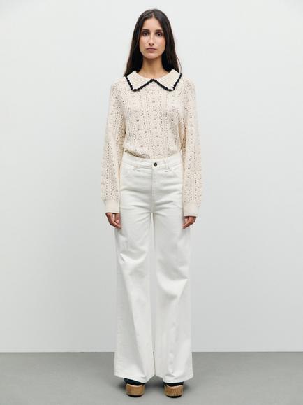 Gerard Darel Bianca Flared Jeans, White - view 2, White