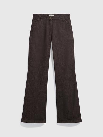 Gerard Darel Indie Bootcut Jeans, Brown, Brown