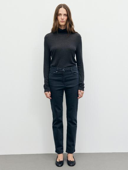 Gerard Darel Irene Slin Fit Jeans, Black - view 2, Black