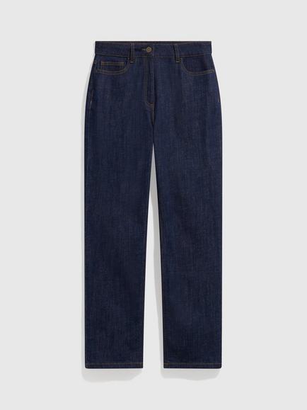 Gerard Darel Iza Straight Leg Jeans, Blue - view 2, Blue