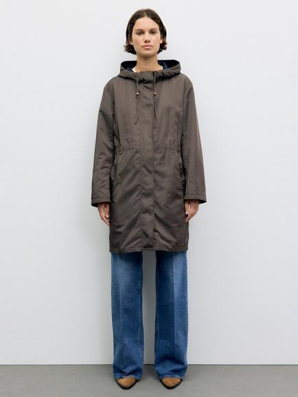 Gerard Darel Velia Longline Trench Coat, Brown, Brown