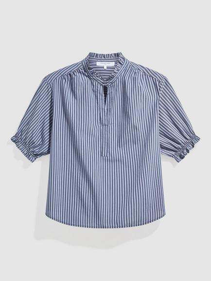 Gerard Darel Louann Striped Blouse, Ink, Ink
