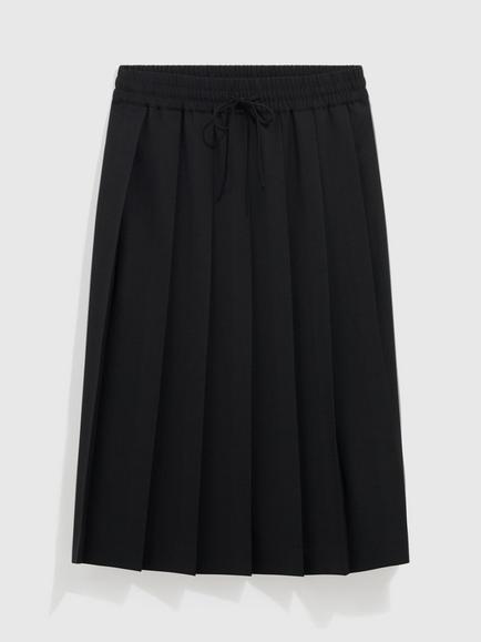 Gerard Darel Tosca A-Line Midi Skirt, Black, Black