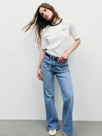 Gerard Darel Bess T-Shirt, Night Blue, Night Blue