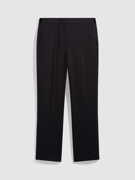 Gerard Darel MAY Mid-Rise Tailored Trousers, Dark Brown, Dark Brown