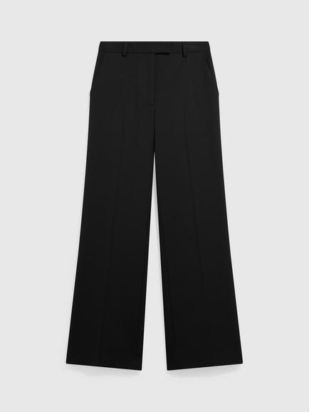 Gerard Darel Meg Wide Leg Trousers, Black, Black