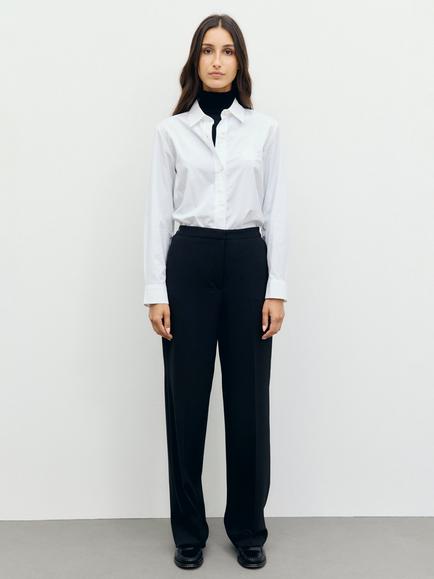Gerard Darel Mili Straight Leg Trousers - view 2, Black