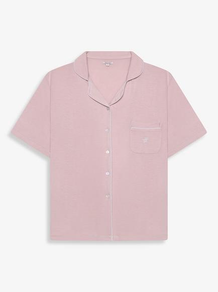 The Little Tailor Jersey Short Pyjama Set - view 2, Pink